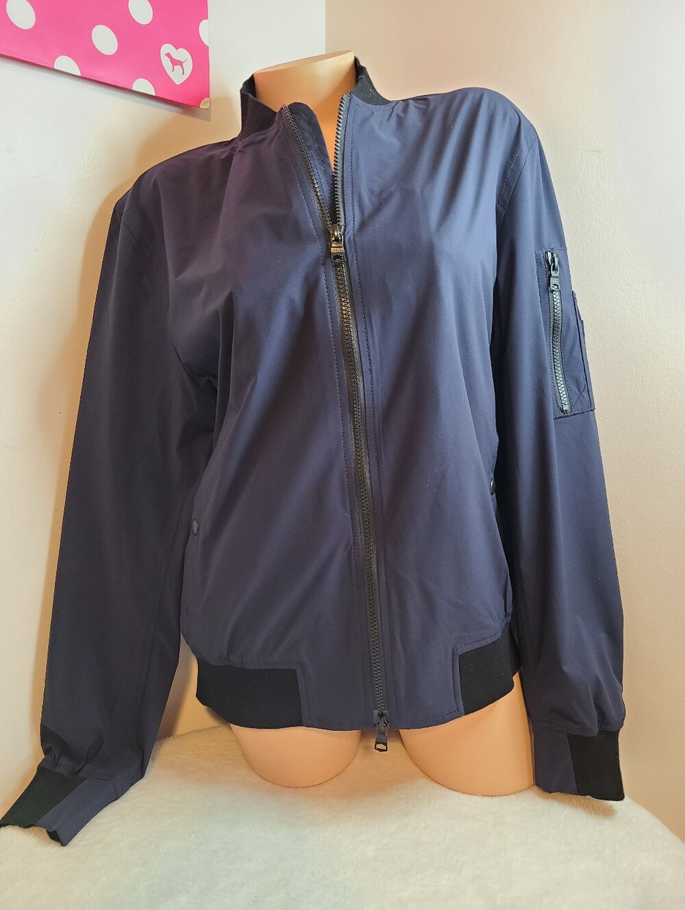 Banana Republic Men's Motion Tech Tailored Performance Bomber Jacket Size M